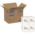 Perforated Roll & Hand Towels | WypAll 41083 12.5 in. x 10 in. 1/4 Fold X60 Cloths - White (70/Pack, 8 Packs/Carton) image number 1