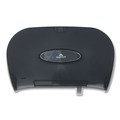 Toilet Tissue Dispensers | Georgia Pacific Professional 59206 13.56 in. x 5.75 in. x 8.63 in. 2-Roll Bathroom Tissue Dispenser - Smoke image number 3