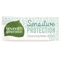 Hand Sanitizing Wipes | Seventh Generation 34208 7 in. x 7 in. Free and Clear Baby Wipes - Unscented, White (64/Pack) image number 0