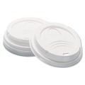 Cup Lids | Dixie D9538 8 oz. Dome Hot Drink Lids - White (1000/Carton) image number 0