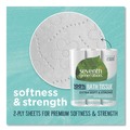 Cleaning Cloths & Wipes | Seventh Generation SEV 13738 2-Ply Septic Safe 100% Recycled Bathroom Tissue - White (24/Pack) image number 2