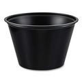 Cups | Dart P400BLK 4 oz. Polystyrene Portion Cups - Black (2500/Carton) image number 2