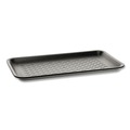 Food Containers & Lids | Pactiv Corp. 51P910S 10.88 in. x 5.88 in. x 0.69 in. No. 10S Foam Supermarket Tray - Black (500/Carton) image number 1