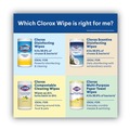 Cleaning Cloths & Wipes | Clorox 30208 7 in. x 8 in. 1-Ply Disinfecting Wipes - Fresh Scent/Citrus Blend, White (75/Canister, 3 Canisters/Pack) image number 9