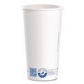 Perforated Roll & Hand Towels | SOLO 420RC-PLANET Recycled Content PCF Paper Hot Cups ProPlanet Seal 20 oz White/Blue 600/Carton image number 1