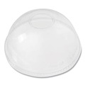 Cup Lids | Karat C-KDL626 12 oz. to 24 oz. Cold Cup Dome PET Plastic Lids - Clear (1000/Carton) image number 0