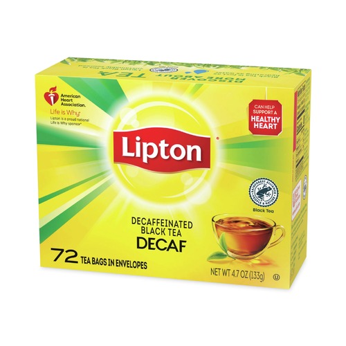 Tea | Lipton TJL00290 Tea Bags - Decaffeinated (72/Box) image number 0