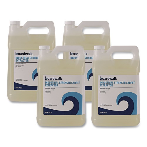 Carpet Cleaners | Boardwalk 092400-41ESSN 1 Gallon Industrial Strength Carpet Extractor - Clean Scent (4/Carton) image number 0