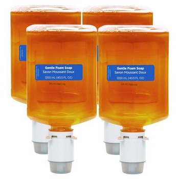  | Georgia Pacific Professional 43715 Pacific Blue Ultra 1200 mL Foam Soap Manual Dispenser Refill - Pacific Citrus (4/Carton)