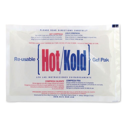 Hot/Cold Packs | PhysiciansCare by First Aid Only 13462 8.63 in. x 8.63 in. Reusable Hot/Cold Pack - White image number 0