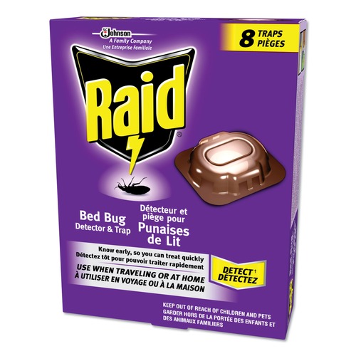 Insecticides | Raid 674798 0.19 lbs. Bed Bug Detector and Trap (6/Carton) image number 0