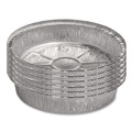 Food Containers & Lids | Handi-Foil HFA 204600 9 in. x 1.66 in. 48 oz. Aluminum Container - Silver (500/Carton) image number 1