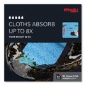 Perforated Roll & Hand Towels | WypAll 33560 12.5 in. x 12 in. 1/4 Fold Grease and Ink Cloths Power Clean Oil - Blue (66/Box, 8 Boxes/Carton) image number 5