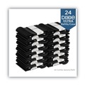 Disposable Spoons | Dixie SSPSH51 SmartStock Series-O 6 in. Heavyweight Plastic Cutlery Spoons Refill - Black (40 Pack, 24 Packs/Carton) image number 2
