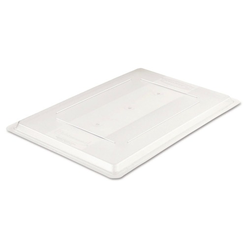 Perforated Roll & Hand Towels | Rubbermaid Commercial FG330200CLR 26 in. x 18 in. Food/Tote Box Lids - Clear image number 0