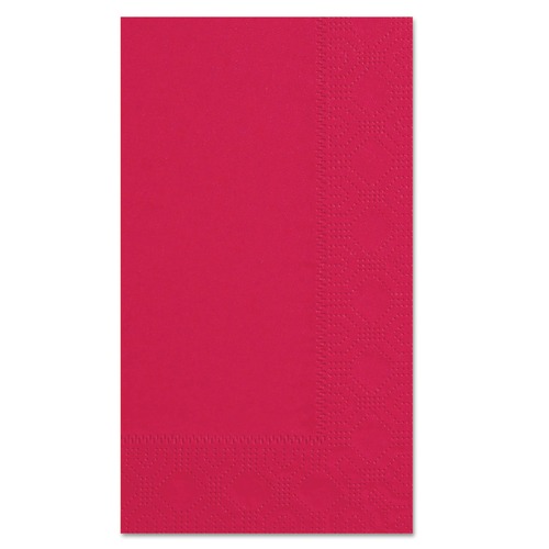 Dinner Napkins | Hoffmaster 180511 15 in. x 17 in. 2-Ply Dinner Napkins - Red (1000/Carton) image number 0