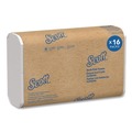 Perforated Roll & Hand Towels | Scott 01807 9.2 in. x 9.4 in. 1-Ply Essential Recycled Multi-Fold Towels - White (4000/Carton) image number 1