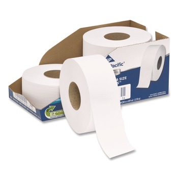 Georgia Pacific Professional 2172114 3.5 in. x 1000 ft. 2-Ply Septic Safe Jumbo Bathroom Tissue - White (4/Carton)