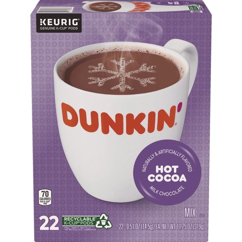 Cocoa | Keurig 5000363547 Hot Cocoa K-Cup Pods - Milk Chocolate (22/Box) image number 0