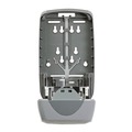 Soap Dispensers | Boardwalk 6754-06-GCE00VL 6.1 in. x 10.6 in. x 5.1 in. 1250 mL Soap Dispenser - Gray image number 3