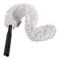 Dusters | Rubbermaid Commercial HYGEN FGQ85200WH00 28.38 in. Handle HYGEN Quick-Connect Flexible Dusting Wand image number 1
