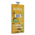 Tea | FLAVIA 48024 0.05 oz. Pouch The Bright Tea Co. Freshpack - White with Orange (100/Carton) image number 1
