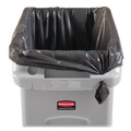Indoor Waste Receptacles | Rubbermaid Commercial 2026695 Slim Jim 13 gal Polyethylene Under Counter Container - Gray image number 5
