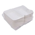Food Containers & Lids | Eco-Products EP-HC96NFA Vanguard 9 in. x 6 in. x 3 in. 1-Compartment Renewable and Compostable Sugarcane Clamshells - White (250/Carton) image number 6