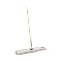 Floor Dusters & Accessories | Boardwalk BWKM365C 36 in. x 5 in. Cotton Head 60 in. Wood Handle Cotton Dry Mopping Kit - Natural (1-Kit) image number 0