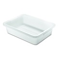 Perforated Roll & Hand Towels | Rubbermaid Commercial FG334992WHT 15 in. x 20 in. x 5 in. Bus/Utility Box - White image number 0