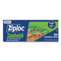 Resealable Bags | Ziploc 383179 6.5 in. x 5.88 in. Resealable Sandwich Bags - Clear (480/Carton) image number 4