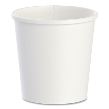 SOLO H4165-2050 16 oz. Flexstyle Double Poly Paper Containers - White (500/Carton)