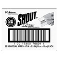 Cleaning Cloths & Wipes | Shout 686661 4.7 in. x 5.9 in. Unscented Wipe and Go Instant Stain Remover - White (80/Carton) image number 2