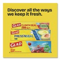 Films | Glad 70441 70 sq. ft. Foot Roll Press'n Seal Food Plastic Wrap (12/Carton) image number 10