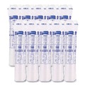 Cup Lids | Dart 662TS Straw-Slot Lids for 9 - 20 oz. Cold Cups - Clear (100/Pack) image number 1