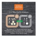 Food Trays & Liners | World Centric TRSC4SLLF 9.1 in. x 7.1 in. x 0.7 in. PLA Lined PFAS-Free Paper Fiber Trays - Natural (500/Carton) image number 5