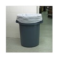 Low-Density Trash Bags | Boardwalk H7658EWK 38 in. x 58 in. 60 gal. 0.7 mil Linear Low Density Industrial Can Liners - White (100/Carton) image number 6