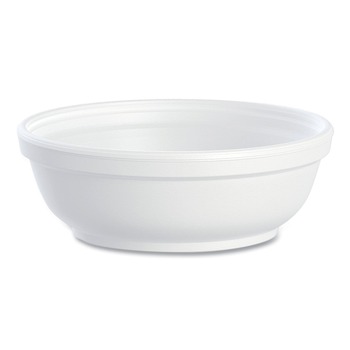 BOWLS | Dart 6B20 6 oz. Insulated Foam Bowls - White (1000/Carton)