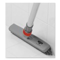 Brushes | Unger CB20G Black Polypropylene Bristles 8.83 in. Brush Gray Plastic Handle SmartColor Swivel Corner Brush image number 3