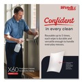 Perforated Roll & Hand Towels | WypAll 34865 X60 12.5 in. x 13 in. 1/4 Fold General Clean Cloths - White (76/Box, 12 Boxes/Carton) image number 5