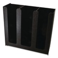 Cup Dispensers | Vertiflex Commercial Grade VFPC-1000 Cup Holder for 8 oz to 32 oz Cups - Black image number 0