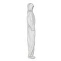 Hand Sanitizing Wipes | Ansell KCC 49124 A20 Elastic-Back and Ankle, Hood and Boot Coveralls - Extra Large, White (24/Carton) image number 1