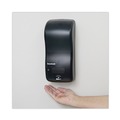Soap Dispensers | Boardwalk SH900SBBW 5.5 in. x 4 in. x 12 in. 900 mL Bulk Fill Soap Dispenser - Black image number 6