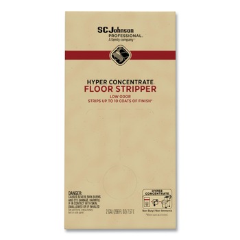 FLOOR STRIPPERS | SC Johnson 680076 2 Gallon Bag-in-Box Low Odor Hyper Concentrate Floor Stripper (1/Carton)
