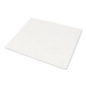 SORBENTS | HOSPECO OS-SRB-P TASKBrand 15 in. x 18 in. 0.14-Gallon Industrial Oil Only Sorbent Pad - White (200/CT)
