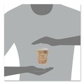 Cups | SOLO 378MS-0029 8 oz. Printed Mistique Polycoated Hot Paper Cup - Brown (1000/Carton) image number 6