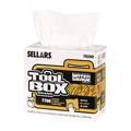 Perforated Roll & Hand Towels | Sellars 78200 1-Ply 8.27 x 16.5 TOOLBOX WaterWeave T700 Wipers - White (8/Carton) image number 0