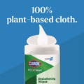 Cleaning Cloths & Wipes | Clorox 60605 8 in. x 7 in. 1-Ply CloroxPro EcoClean Disinfecting Wipes - Unscented, White (6/Carton) image number 6
