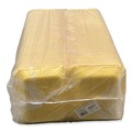 Food Containers & Lids | GEN 8PYEL 10.8 in. x 8.82 in. x 1.5 in. #8P Meat Trays - Yellow (200/Carton) image number 3