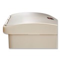 Indoor Waste Receptacles | Rubbermaid Commercial 1883552 Streamline 24-Gallon Resin Front Step Style Step-On Container - Beige image number 4